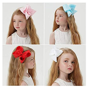 25 Pieces 6 inch Big Girl's Hair Bows