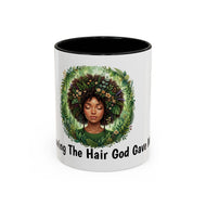 Thankful Peaceful Calm Accent Coffee Mug — 11/15oz