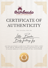 Load image into Gallery viewer, The Little Bamber - Natural Rubber &amp; Baltic Amber Teething Toy