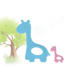 Load image into Gallery viewer, New  Cute Giraffe Appease Teether Toy Teething Chew Toddler Silicone  Natural Organic Food Perfect For Baby Boys and Girls